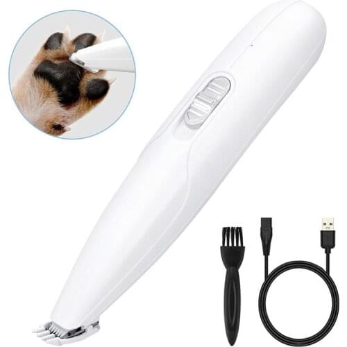 Pet Paw Hair Clipper Rechargeable Pet Hair Grooming Kit Adjustable Multi-Functional Dog Feet Hair Shaver