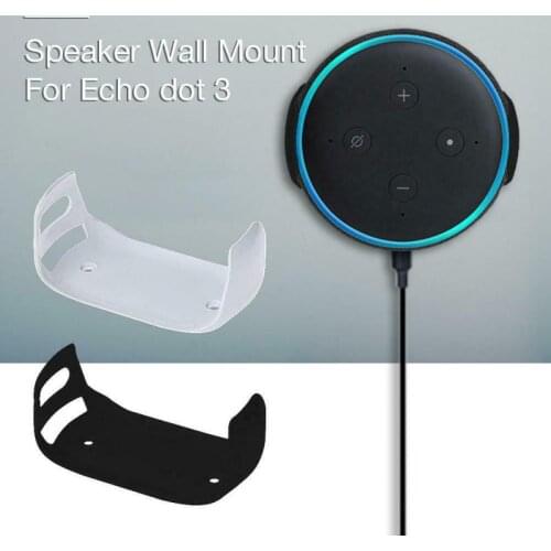 Wall Mount For Amazon Alexa Echo Dot 3rd Generation Hanger Brackets Holders Stands Space Saving Voice Speaker Accessories