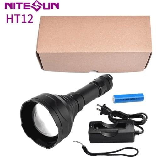 NITESUN HT12 Hunting Light 1*CREE V3 LED MAX 650 LM Multifunctional night hunting zoom torch With battery charger