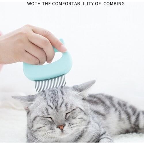 Cat Comb, Hair Remover Brush, Dog Grooming Tools, Dog Pet Massage Comb, Cute Handle Brush, Remove Loose Hairs Pet Cat Supplies