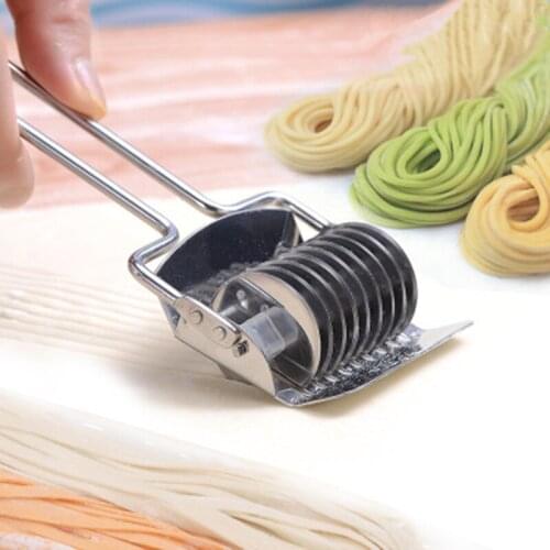 Stainless Steel Manual Non-slip Handle Pressing Machine Noodle Cut Shallot Cutter Spaetzle Pastry Tool For Kitchen