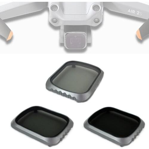Glass CPL + ND8 + ND16 Neutral Density PL Lens Filter Protector Cap Kit for DJI Air 2S Drone Gimbal Air2S Accessories