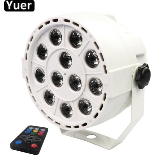 LED Par 12x3W RGBW Mini Disco Ball With DMX512 For DJ Party Sound Activated Wash Effect LED Par Stage Lighting Wedding Lights