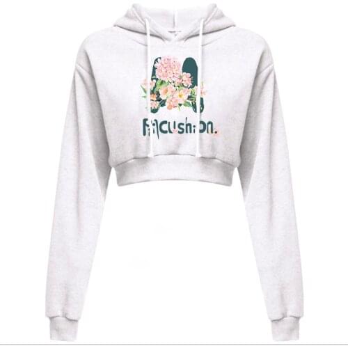 Spring and Autumn Womens Casual Hoodies 2021 New Ladies Simple Sweatshirts Flowers Printing Fashion Daily Hoodies for Female