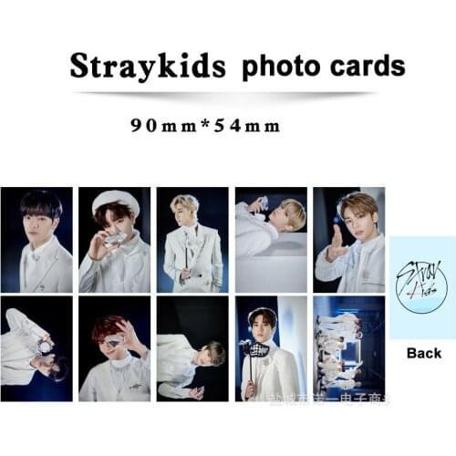 10pcs/set kpop stray kids photo cards new album HD good quality stray kids photocards kpop for fans collection D