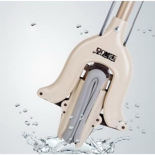 140211/Absorbent sponge mop//High quality stainless steel mops/no hand wash lazy mop/Buffer sponge handle