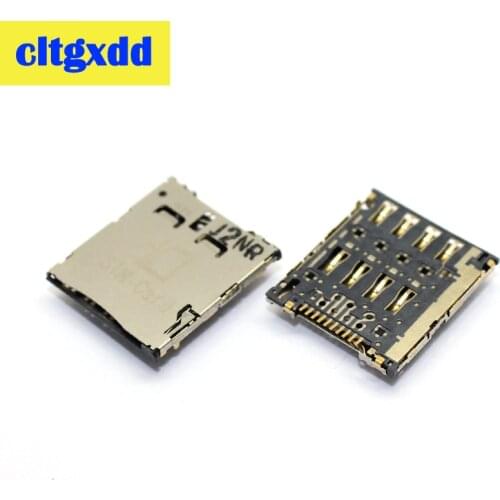 Cltgxdd 2pcs New Sim Card Reader Socket Connector Slot Tray for ASUS Fonepad 7 FE7010CG K004 FE375CG/CL ME375/FE7530 K019 K01Q