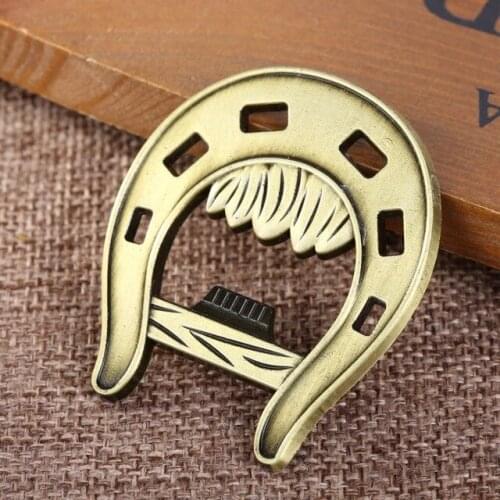 200PCS Creative gift retro horseshoe opener wedding gift small gift advertising promotion personalized custom gift