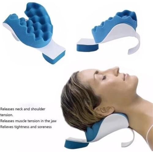 Sponge Shoulder Relaxer Neck Support Tension Relief Releases Muscle Tension Relieves Tightening Therapeutic Pain for Car