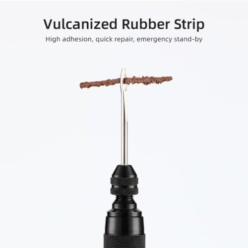 Car Truck Motorcycle Bike Wheel Tire Puncture Plug Kit Tubeless Tire Repair Kit Vacuum Aluminum Alloy Car Tire Repair Tool