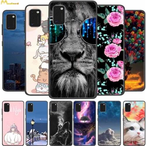 Phone Case For Samsung M21 2021 Cover Rabbit Silicone Soft Case for Samsung Galaxy M21 Case M 21 6.4'' Black TPU Protective Capa