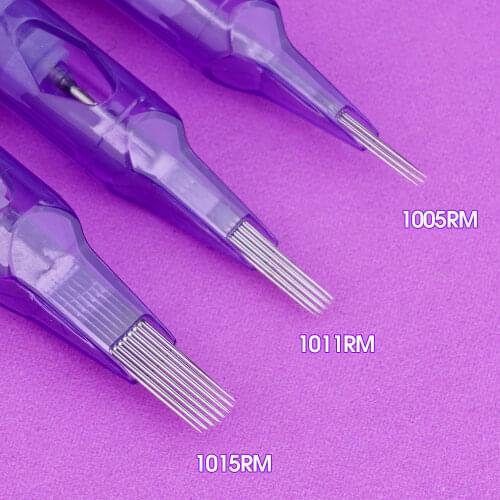 100% Original MAST Pro Sterilized Round Magnum RM Tattoo Needles Permanent Makeup Needles Tattoo Cartridge Accessories 20pcs/box