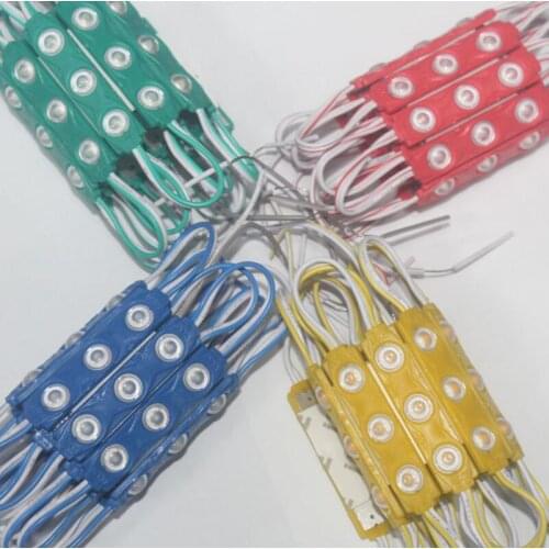 DC 12V 3Leds SMD 5730 5630 Led Module Lights Super Bright White/Warm White/Red/Blue/Green Led Modules Lighting