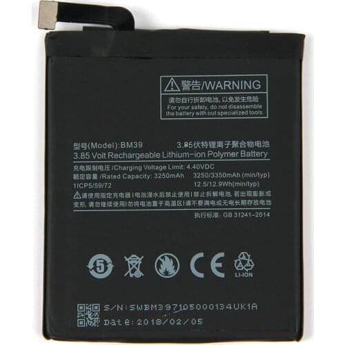 ISUNOO Xiaomi Mi 6 Phone Batteries