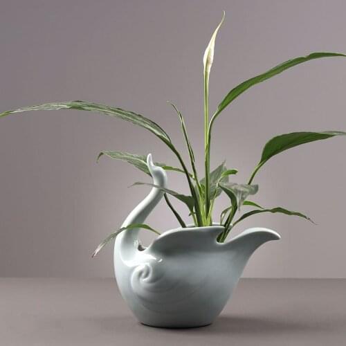 Creative Home Vases Hydroponics Living Room Luxury Vases Art Table Decoration Accessories Floreros Room Decoration DI50HP