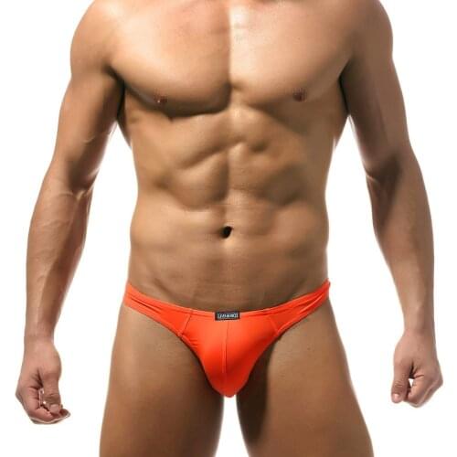 Hot Men Underwear Ultra-thin Ice Silk Male Thong Sexy Transparent Low Waist Seamless Mens Solid G-strings