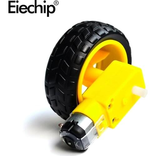 1pcs TT Magnetic Gearbox Engine DC slow down Motor Kit Plastic +3V~12V Plastic TT Motor Tire Wheel DIY Parts,For Robot Smart Car