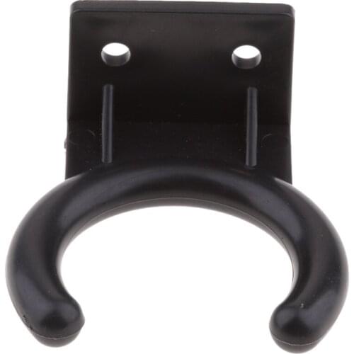 Durable Wired Microphone Hanger Speaker Keeper Plastic Black