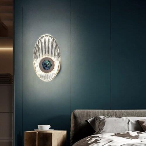 Art Deco LED Postmodern Golden Designer LED Lamp LED Light Wall lamp Wall Light Wall Sconce For Foyer Bedroom