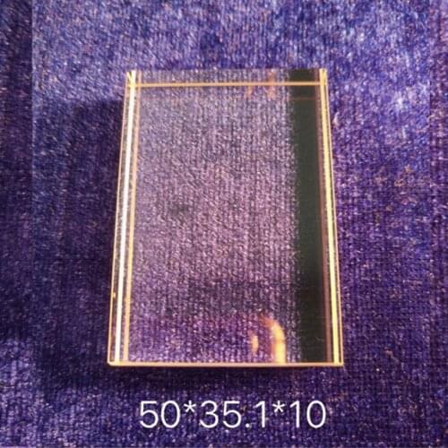 50*35.1*10 MM Quartz light cone for 808 hair removal instrument, and is used in conjunction with the 808 semiconductor laser