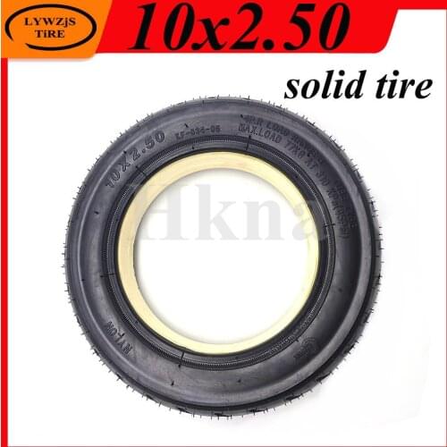 10x2.50 Solid Tire for Quick 3 ZERO 10X Inokim OX Razor Electric Scooter 10 Inch Non Pneumatic Stab Proof Tubeless Tyre