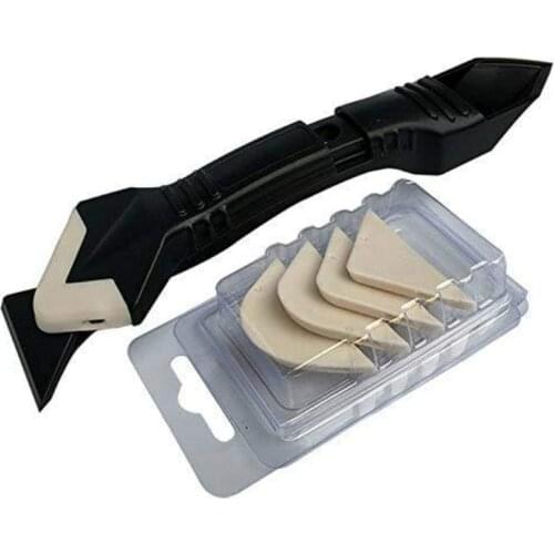 Glass Glue Angle Corner Scraper Tool & Caulking Tool Cement Scraper Tool Shovel Angle Glue Shovel Floor Cleaning Sealant Kitche