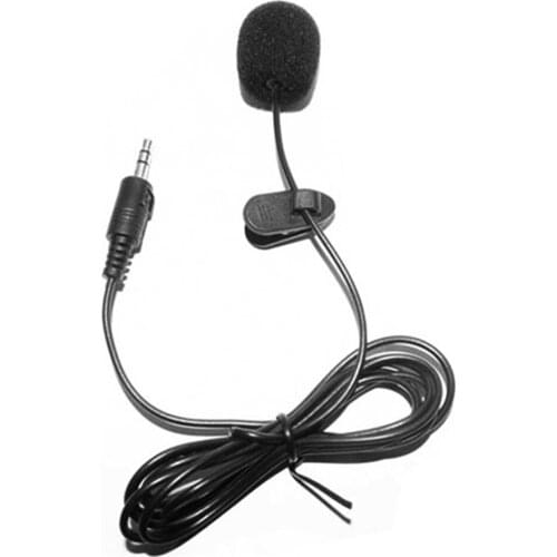 External Clip-on Lapel Lavalier Microphone 3.5mm Jack for Phone Handsfree Wired Condenser Mic for Teaching Speeching Microphone