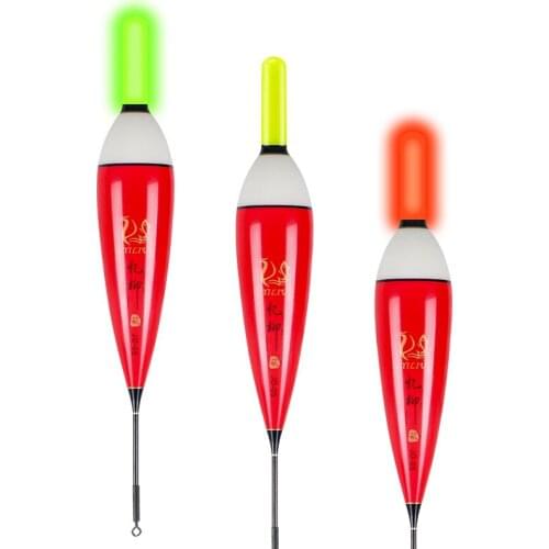 YILIU Fishing Floats Bobbers Night Fishing Floats Slip Floats With Glowing Stick Tubes Sea Fishing Float Fishing Bobber