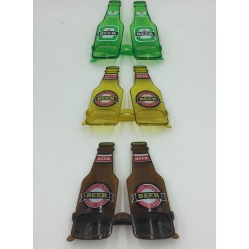 Funny Joke Party Beer Glasses Goggles Hen Stage Novelty Fun Fancy Dress Costume Summer Beach Beer Bottle Glasses Party Favors