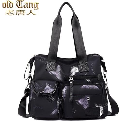 OLD TANG Fashion Casual Oxford Cloth Waterproof Shoulder Bags for Women 2021 High Quality Handbags Large Capacity Crossbody Bag