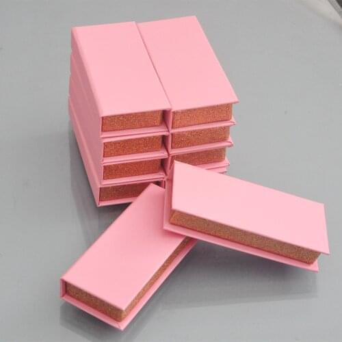 100pc eyelash packaging box lash boxes packaging custom your private logo free faux mink lashes strip square magnetic case empty