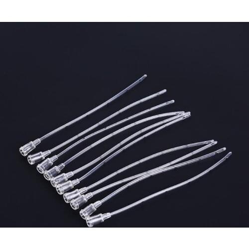 100Pcs Disposable Enema Tubes Detox Enema Bag General Anus Bowel Silica Gel Soft Tube Import Enema Kit 2.0mm*80mm