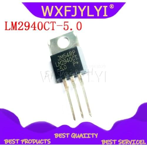 5PCS LM2940CT-5.0 LM2940CT-5 TO220 TO-220 LM2940- new original