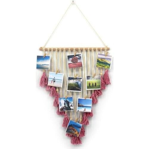 Photo Wall Hand-Woven Wall Hanging Room Decoration Tapestry Pendant Macrame Gorgeous Tassel Crafts For Home Decor Boho Wedding