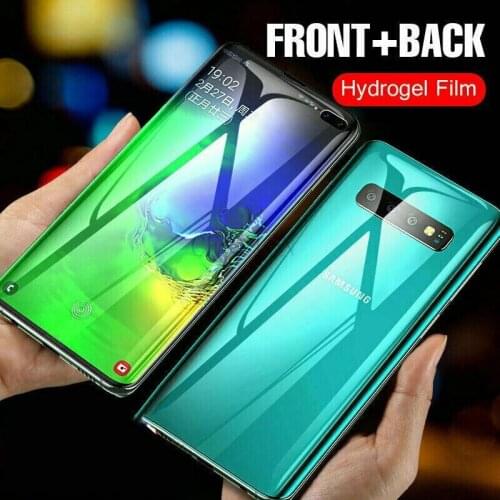 Clear or Matte Full Cover Hydrogel Film for Samsung Galaxy Note20 Note 10 9 8 ultra S20 S10 S9 Plus Lite S10E 5G S8 200pcs