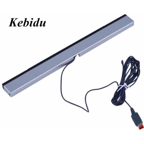 Kebidu New Wired Infrared IR Signal Ray Sensor Bar Receiver for Nitendo Remote