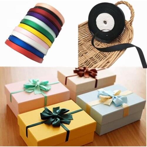 Hot Sell1cm22 m Multi-Color Double-Sided Wedding Party Decoration Gift Craft Sewing Cloth Ribbon Tape DIY 25 Yards5BB5619