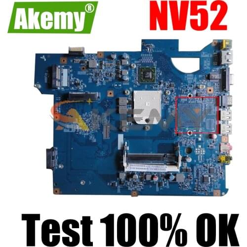 AKEMY Laptop Motherboard for Gateway NV52 MBWDJ01001 48.4BX04.01M DDR2 Mainboard Free Shipping