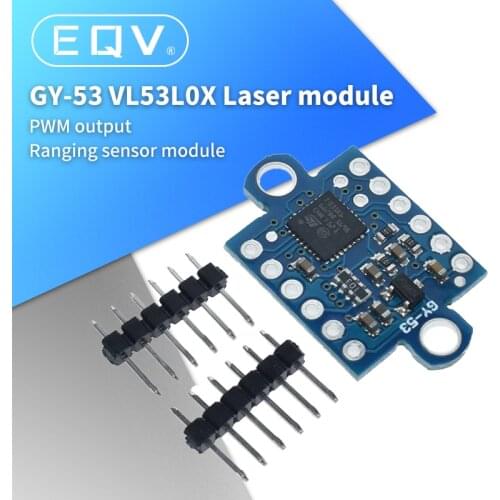 Gy-53 Vl53l0x Laser Tof Flight Time Range Sensor Module Serial Pwm Output