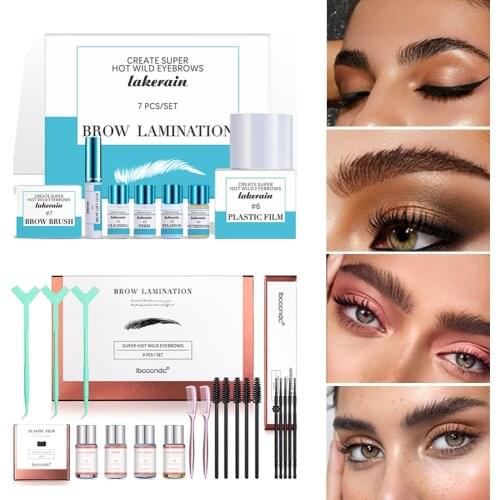 New Brow Lamination Kit Eyebrow Perm Lotion Eye Brow Lifting Semi-permanet Professional Beauty Salon Brow Lift Perming Nutrition