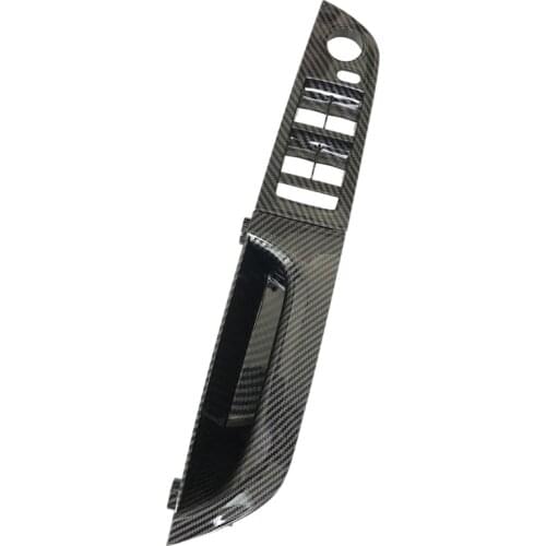 Carbon Fiber Car Interior Window Switch Cover Panel Trim Pull Handle For-BMW 3 Series E90 E91 E92 316 318 320 325