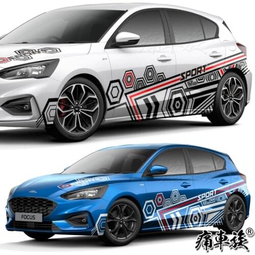 For Ford Focus 2019 sticker flower decoration sticker new Focus body decoration modification sticker
