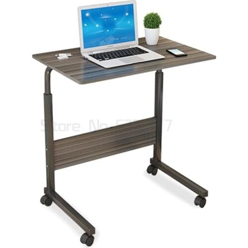 80x40CM 60x40CM Foldable Computer Table Adjustable Portable Laptop Desk Rotate Laptop Bed Table Can be Lifted Standing Desk