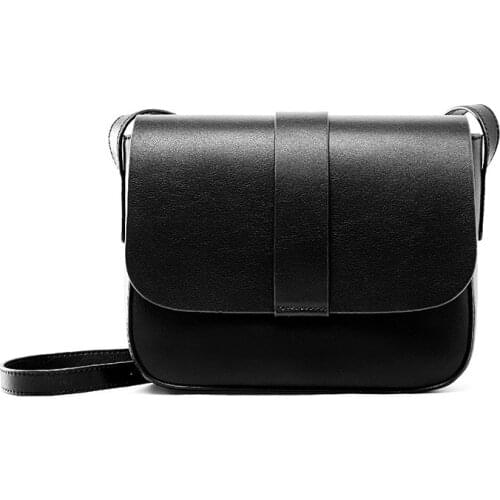 Crossbody Bag Cowhide Sling Bags for Ladies Girls Simple Messenger Bags Genuine Split Leather Brand Designer Womens Bag Fashion