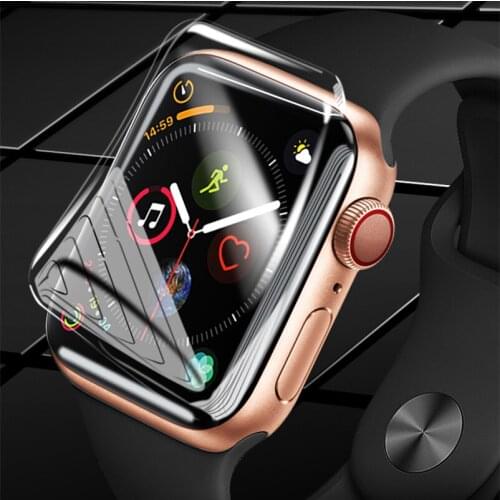 Screen Protector For Apple Watch SE Series 6 5 4 44mm 40mm Soft TPU Film Cover For Applewatch 3 42mm 38mm Protectors Accessories