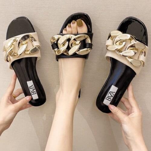 Womens Sandals 2021 Fashion Beautiful Summer Flat Slippers（Size 35-42