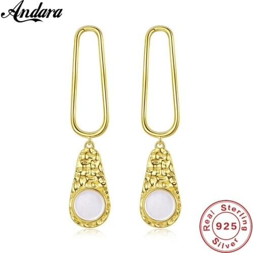 Christmas Gift 925 Sterling Silver Jewelry Minimalism Fashion Simple Stud Earrings Women Femme Fine Jewelry