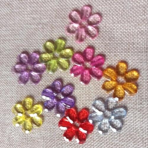 10pcs Hollow Flowers Acrylic Beads Fit Bracelets/Necklaces/hair/Shoes/Curtains Handmade DIY Beaded Material Jewelry Accessories