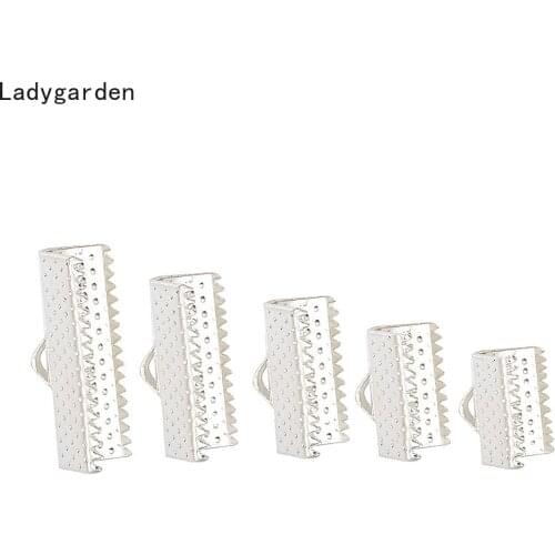 100PCS Metal Buckles Hooks Horse Mouth Clip Metal End Fastener Caps Making Necklace Bracelet Cords Connectors Jewelry Findings