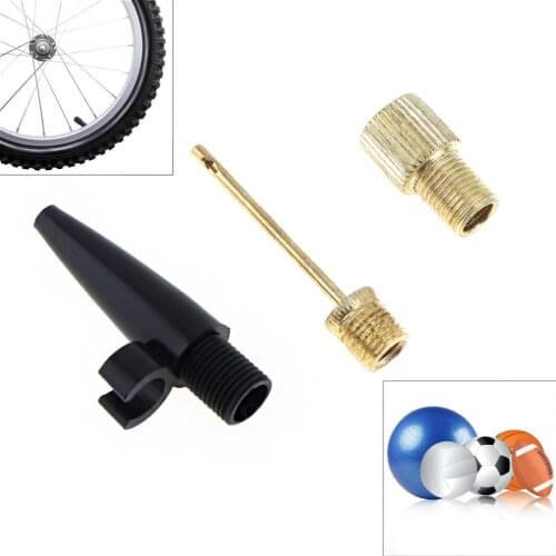 3pcs/lot Standard Size Airbed Nozzle Valve Air Hose Inflating Needles Pump Inflator Connector for Bicycle Football Airbed hot